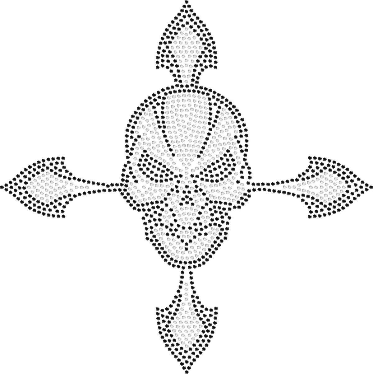 Planilla de Pedrería Hotfix - CALAVERA 20cm_SS6 (2mm)