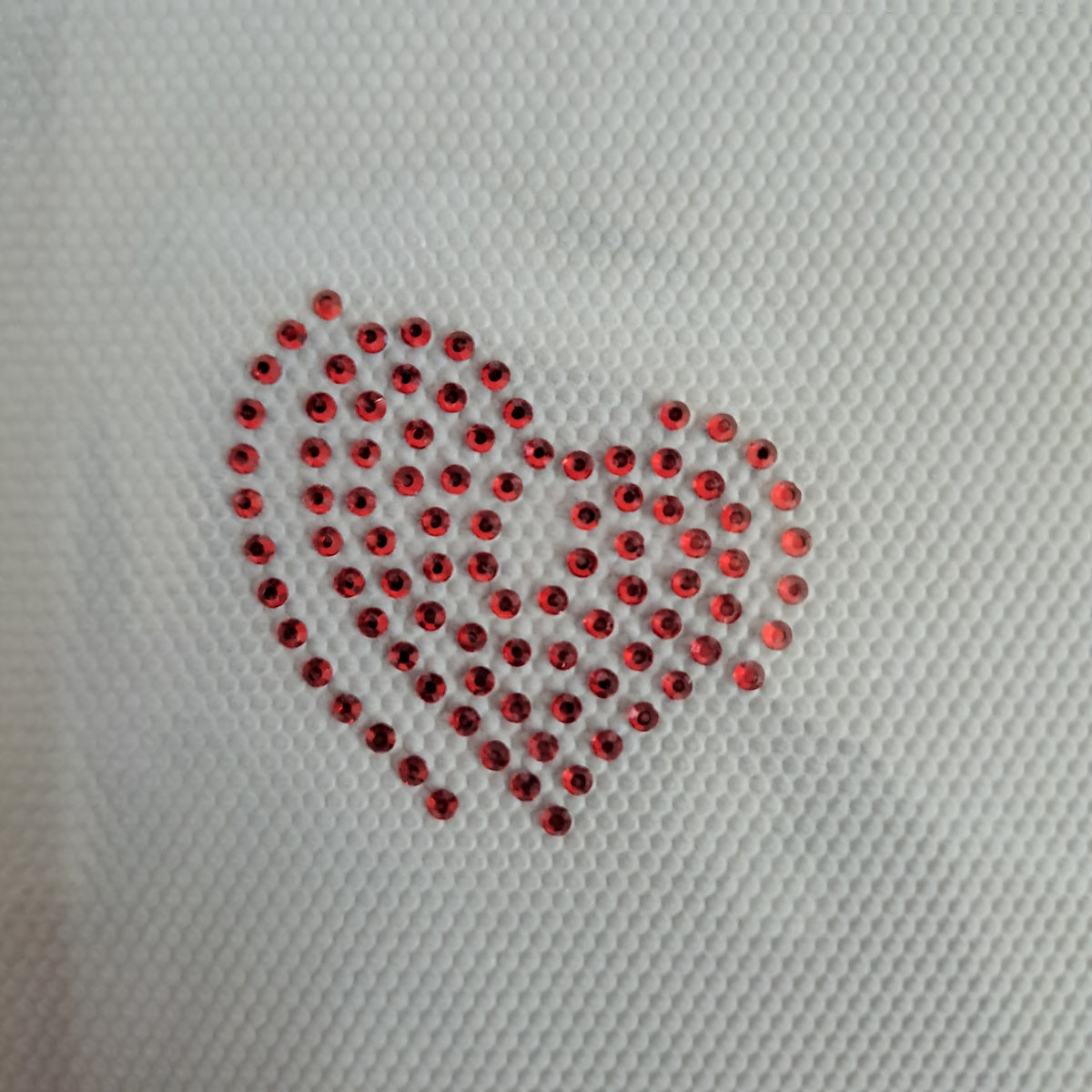Planilla de Pedrería Hotfix - Corazon 3.5x3.5cm SS6 (2mm)