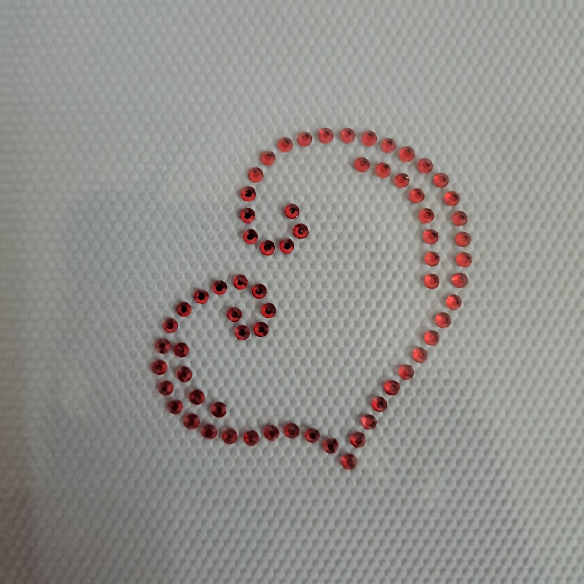 Planilla de Pedrería Hotfix - Corazon 3.5x4cm SS6 (2mm)