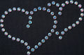 Planilla de Pedrería Hotfix - Corazon 5x3cm SS6 (2mm)