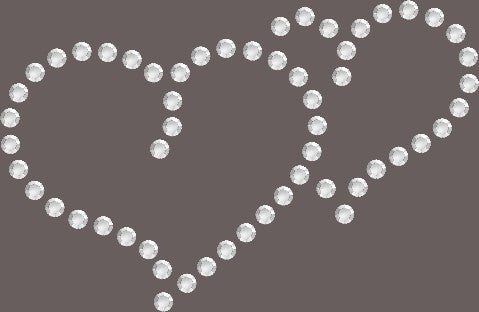 Planilla de Pedrería Hotfix - Corazon 5x3cm SS6 (2mm)