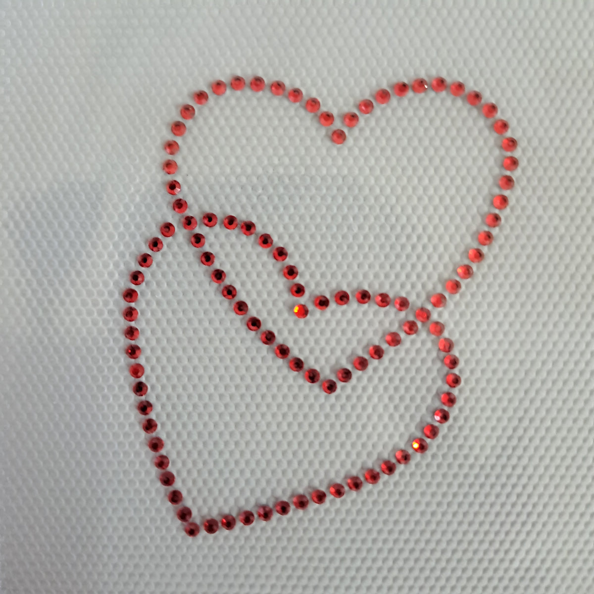 Planilla de Pedrería Hotfix - Corazon 5x6cm SS6 (2mm)