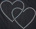 Planilla de Pedrería Hotfix - Corazon 6.5x5.5cm SS6 (2mm)