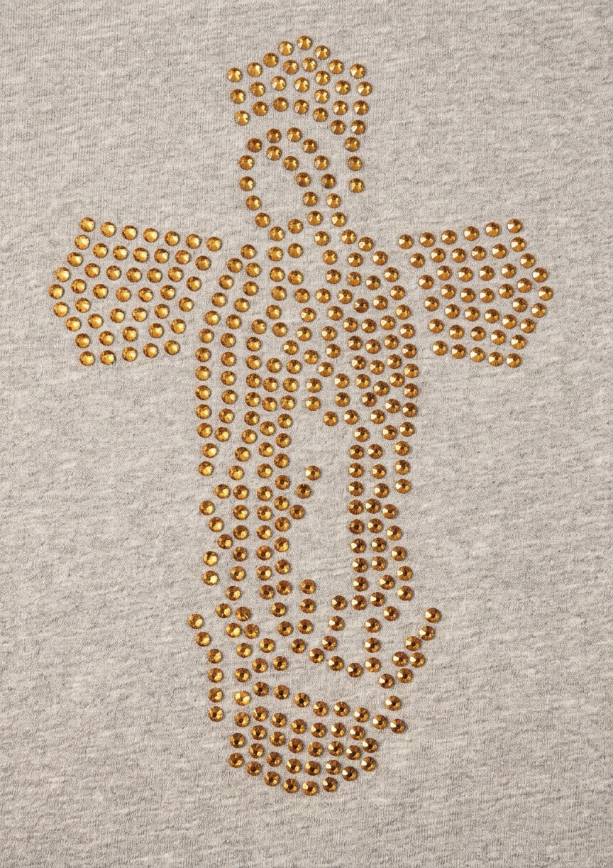 Planilla de Pedrería Hotfix - Cruz Virgen 10x15cm SS10 (3mm)