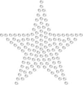 Planilla de Pedrería Hotfix - ESTRELLA 4.5x4.5cm_SS6 (2mm)