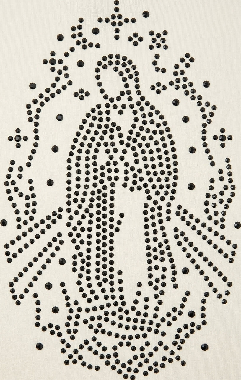 Planilla de Pedrería Hotfix - Virgen de guadalupe 9.5x15cm SS6 (2mm)