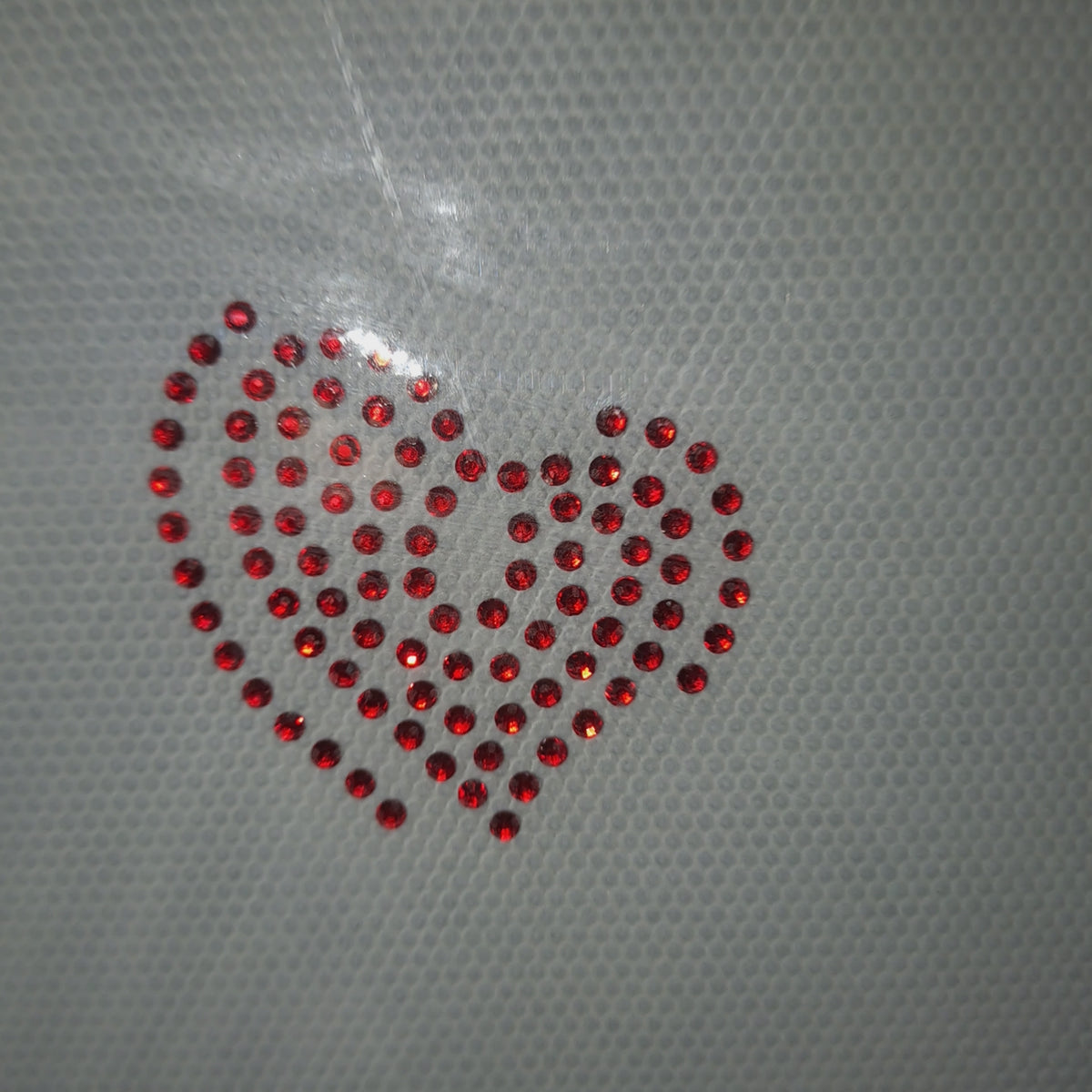 Planilla de Pedrería Hotfix - Corazon 3.5x3.5cm SS6 (2mm)