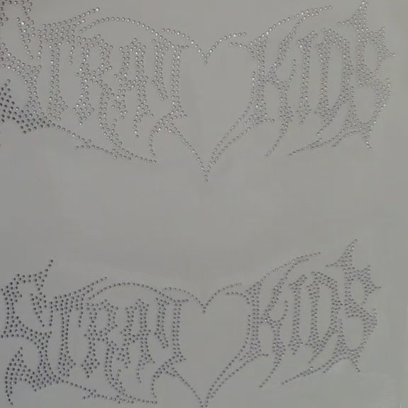 Planilla de Pedrería Hotfix - Stray Kids 25x11cm_SS6 (2mm)
