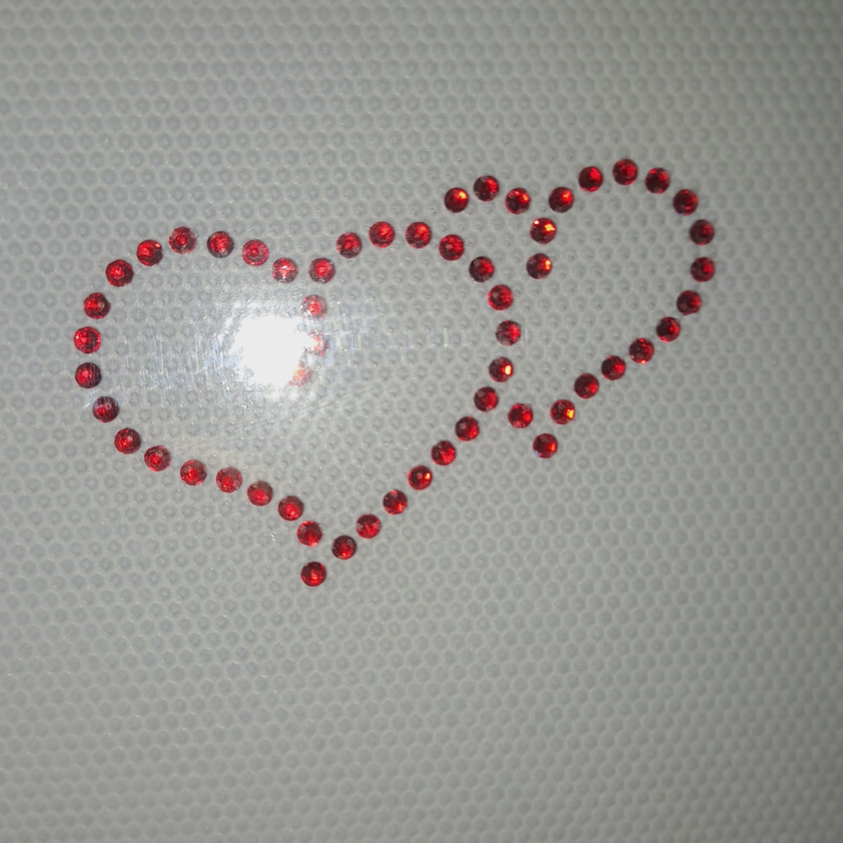 Planilla de Pedrería Hotfix - Corazon 5x3cm SS6 (2mm)