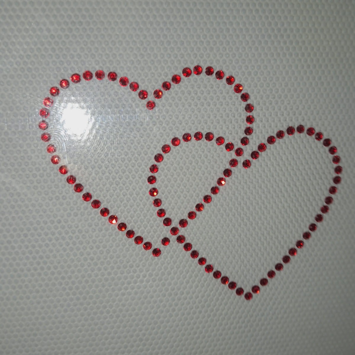 Planilla de Pedrería Hotfix - Corazon 6.5x5.5cm SS6 (2mm)