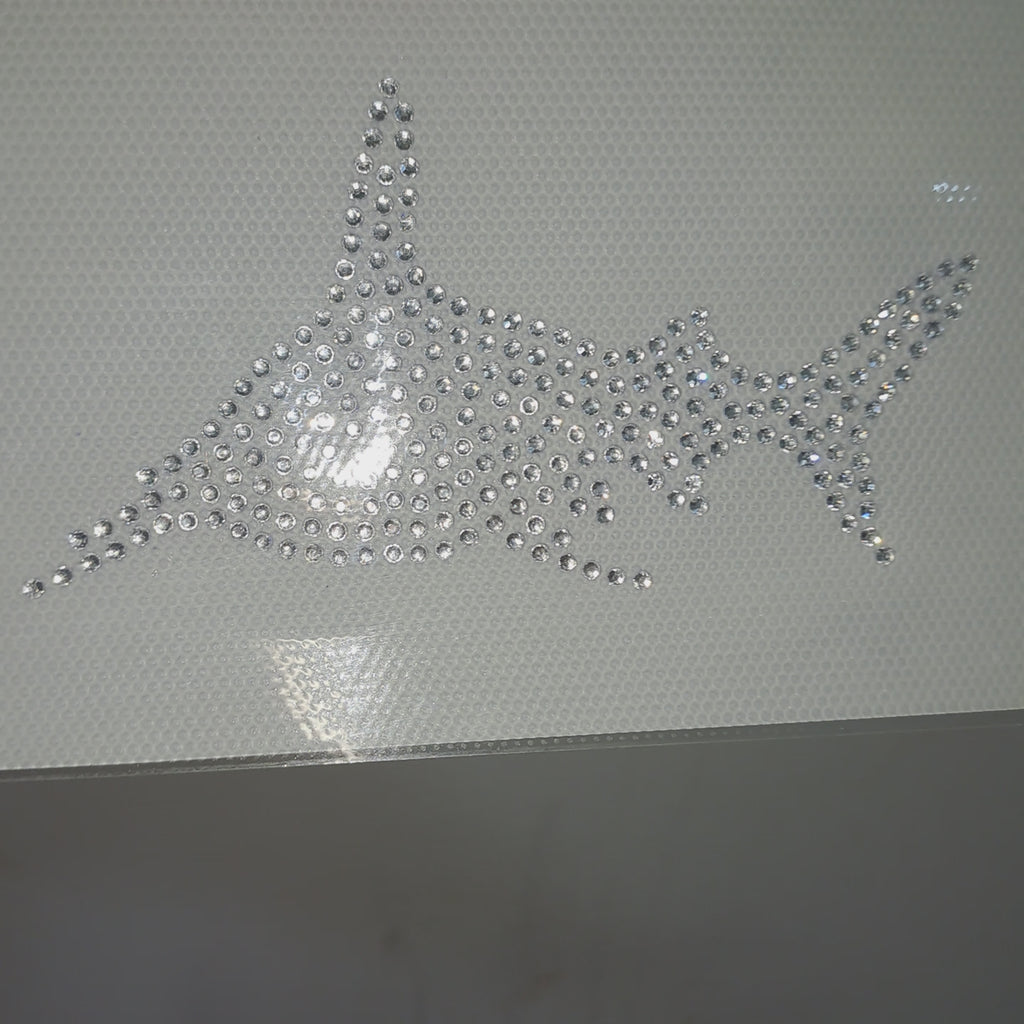 Planilla de Pedrería Hotfix - Tiburon 10x5cm SS6 (2mm)