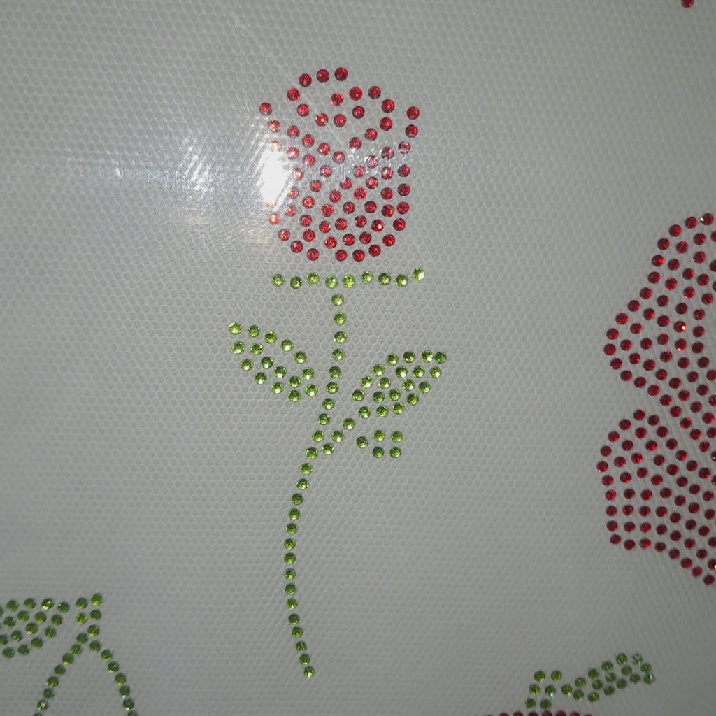 Planilla de Pedrería Hotfix - Rosa 3x10cm SS6 (2mm)