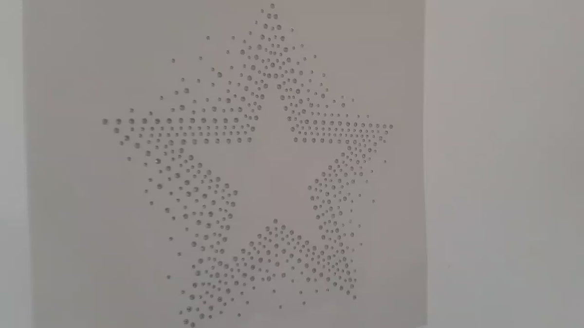 Planilla de Pedrería Hotfix - ESTRELLA 18x17cm_SS6_SS10 (2mm, 3mm)